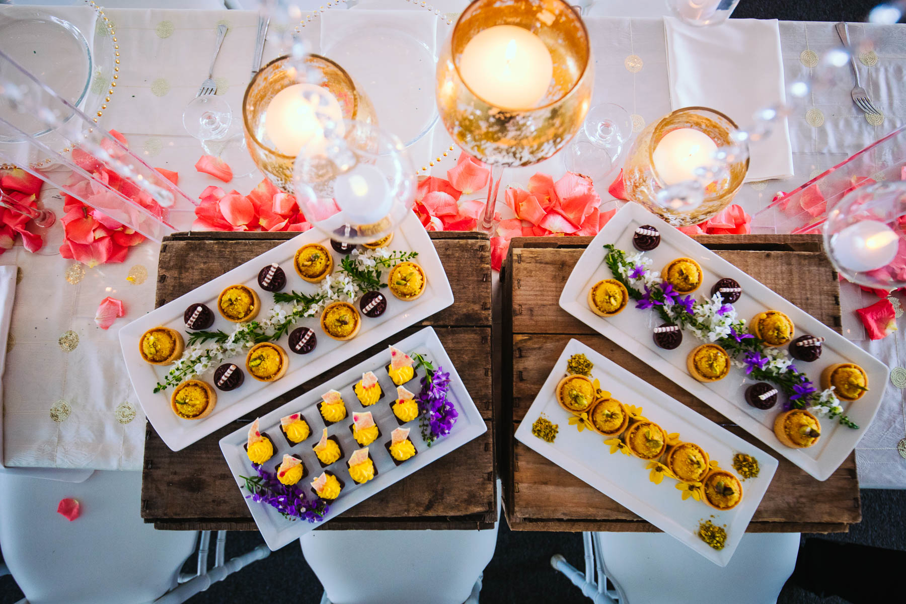 Indian fusion wedding catering at the Omni Shoreham, Washington DC