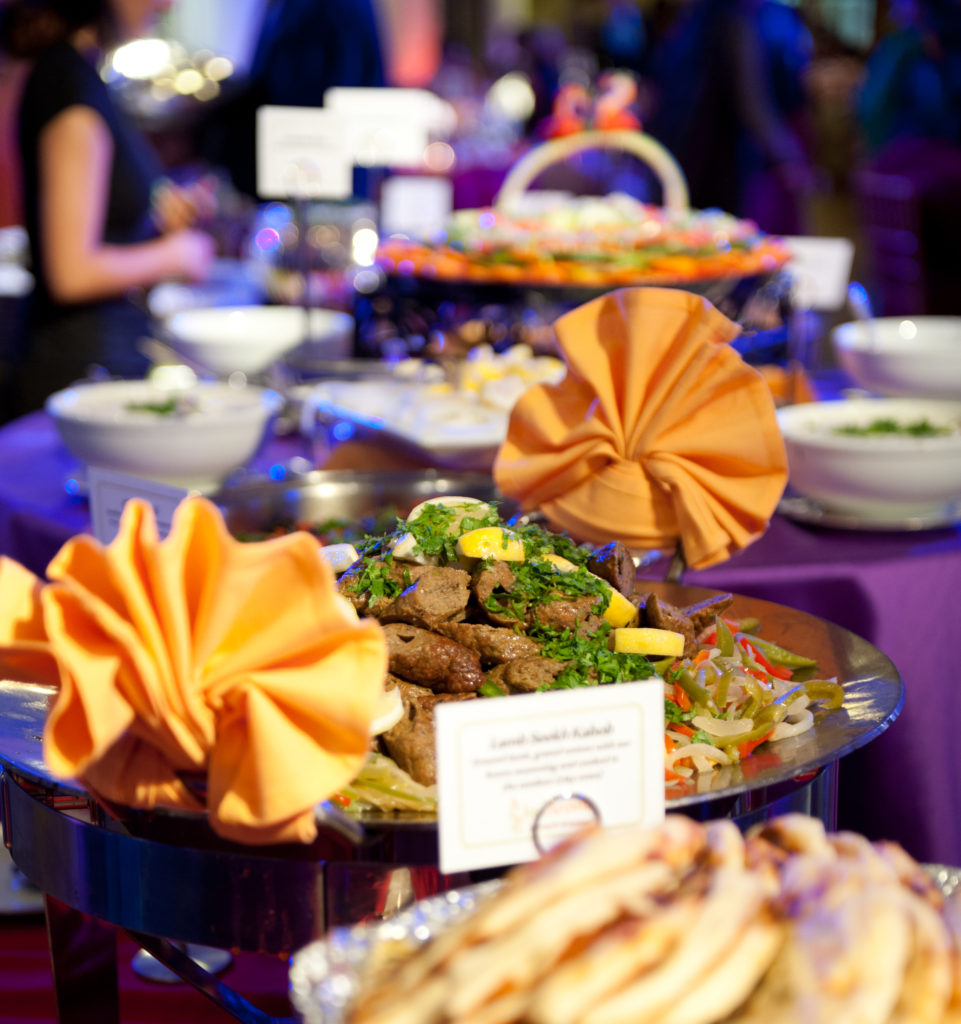 Indian fusion catering platter